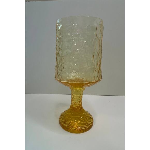 Vintage Lenox Impromptu Yellow water glasses Stemware set of 6 - Picture 4 of 6